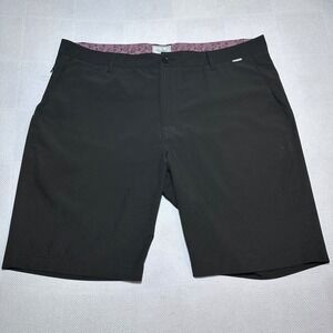 7 Diamonds Dynamic Performance Shorts‎ Mens 38 Stretch Wicking Active Golf Black